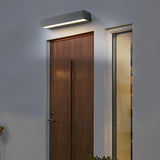 Zeroxen | Outdoor Linear Wall Light, IP65 Waterproof, Black Aluminium, Hardwired LED
