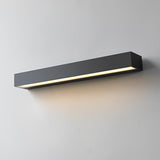 Zeroxen | Outdoor Linear Wall Light, IP65 Waterproof, Black Aluminium, Hardwired LED