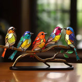Talina | Elegant Glass Bird Sculpture for Contemporary Decor