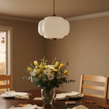Sirela | Vintage Pumpkin Glass Pendant Light with Coloured Shades for Dining Rooms & Kitchens