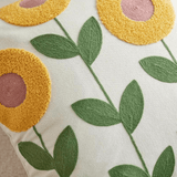Limo | Botanical Foliage Cushion Cover in Cotton and Microfibre for Sofa, Bed and Reading Corner