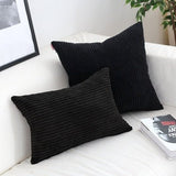 Lavi | Corduroy Cushion Cover with Ribbed Texture and Discreet Zip in Two Sizes for Sofa and Bedroom