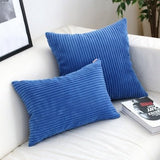 Lavi | Corduroy Cushion Cover with Ribbed Texture and Discreet Zip in Two Sizes for Sofa and Bedroom