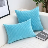 Lavi | Corduroy Cushion Cover with Ribbed Texture and Discreet Zip in Two Sizes for Sofa and Bedroom