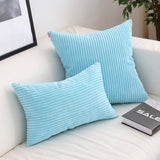 Lavi | Corduroy Cushion Cover with Ribbed Texture and Discreet Zip in Two Sizes for Sofa and Bedroom