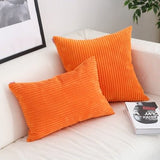 Lavi | Corduroy Cushion Cover with Ribbed Texture and Discreet Zip in Two Sizes for Sofa and Bedroom