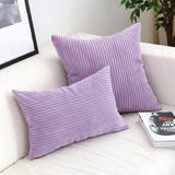 Lavi | Corduroy Cushion Cover with Ribbed Texture and Discreet Zip in Two Sizes for Sofa and Bedroom