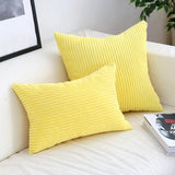 Lavi | Corduroy Cushion Cover with Ribbed Texture and Discreet Zip in Two Sizes for Sofa and Bedroom