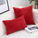 Lavi | Corduroy Cushion Cover with Ribbed Texture and Discreet Zip in Two Sizes for Sofa and Bedroom