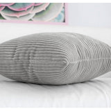 Lavi | Corduroy Cushion Cover with Ribbed Texture and Discreet Zip in Two Sizes for Sofa and Bedroom