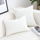 Lavi | Corduroy Cushion Cover with Ribbed Texture and Discreet Zip in Two Sizes for Sofa and Bedroom