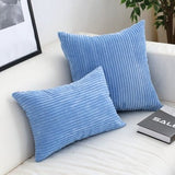 Lavi | Corduroy Cushion Cover with Ribbed Texture and Discreet Zip in Two Sizes for Sofa and Bedroom