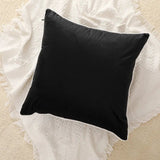 Sari | Velvet Cushion Cover with Concealed Closure in Soft Matte Finish for Sofa, Bed and Armchair