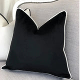 Sari | Velvet Cushion Cover with Concealed Closure in Soft Matte Finish for Sofa, Bed and Armchair