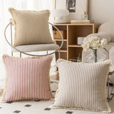 Meli | Jacquard Cushion Cover with White Ruffle Trim in Cotton Blend for Sofa, Bed and Armchair