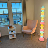 Avenora | Sculptural Column Floor Lamp with 2400lm LED for Modern Living Rooms