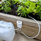 Elvaris | Automatic Plant Watering Pump with LCD Timer and USB Rechargeable Battery for 2 to 8 Pots