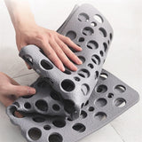 Koraya | Anti-Slip Shower Mat with Suction Cups and Quick Drain Surface for Safer Showers