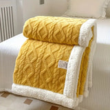Rivora | Reversible Sherpa Blanket with Ultra Soft Fleece for Cozy Sofa and Bed Comfort