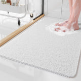 Zirel | Non-Slip Shower Mat with Anti-Bacterial Design and Quick Dry Drainage System