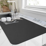 Selira | Super Absorbent Diatomite Dish Drying Mat for Quick Dry Kitchen Countertops