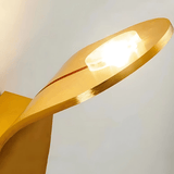 Myriellea | Modern Curved LED Wall Light with Brushed Metal Finish