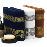 Melor | Cotton Terry Towel Set of Two with Hand Towel and Bath Towel for Bathroom