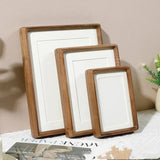 Orvix | Solid Wood Photo Frame with Acrylic Cover for Home and Office