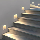 Velion | Minimalist Motion Sensor Recessed Wall Light with Integrated LED for Hallways & Stairs