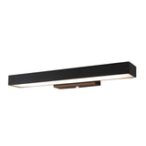 Klyro | Outdoor Linear Wall Light with Motion Sensor, IP65, Black Stainless Steel, LED