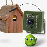 Olin | 1080p HD Bird Nest WiFi Camera with Night Vision and IP66 Rating for Outdoor Garden Use