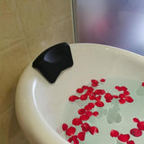Eruo | Silicone Bath Pillow with Non-Slip Base and Ergonomic Curved Shape for Neck and Head Support