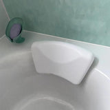 Eruo | Silicone Bath Pillow with Non-Slip Base and Ergonomic Curved Shape for Neck and Head Support