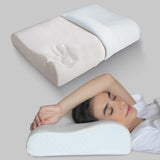Beniro | Memory Foam Contour Pillow with Removable Cover and Dual Height for Bedroom Use