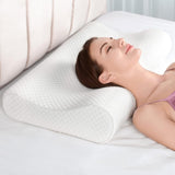 Beniro | Memory Foam Contour Pillow with Removable Cover and Dual Height for Bedroom Use