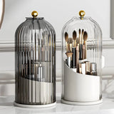 Delin | Rotating Acrylic Makeup Organiser with 360° Rotation and Multi-Level Storage for Vanity and Bathroom