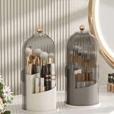 Delin | Rotating Acrylic Makeup Organiser with 360° Rotation and Multi-Level Storage for Vanity and Bathroom