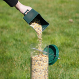 Elvian | Squirrel-Proof Hanging Bird Feeder with Rotating Perch and Large Seed Tube for Garden Use