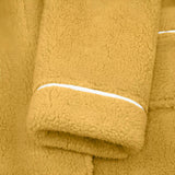 Belin | Flannel Bathrobe with Shawl Collar, Belt and Pockets for Bathroom and Relaxation at Home
