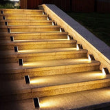 Sorea | Solar Step Light with Automatic Dusk Activation and IP65 Rating for Stairs, Deck and Pathway