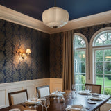 Sirela | Vintage Pumpkin Glass Pendant Light with Coloured Shades for Dining Rooms & Kitchens