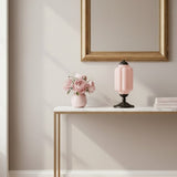 Averellea | Vintage Milk Glass Table Light with Bronze Base for Warm Ambient Lighting