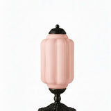 Averellea | Vintage Milk Glass Table Light with Bronze Base for Warm Ambient Lighting