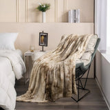 Evar | Double-Sided Fleece Blanket in Six Colours and Three Sizes for Sofa, Bed and Reading Corner
