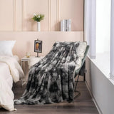 Evar | Double-Sided Fleece Blanket in Six Colours and Three Sizes for Sofa, Bed and Reading Corner