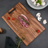 Palo | Solid Acacia Wood Chopping Board with Sculpted Handle for Kitchen and Dining Table Use