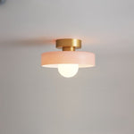 Minimalist Ceiling Light with Round Shade 11