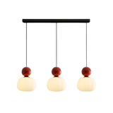 Art Deco Pendant Light with Color Accent 11