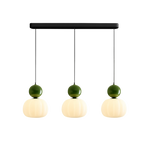 Art Deco Pendant Light with Color Accent 12