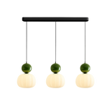 Art Deco Pendant Light with Color Accent 12